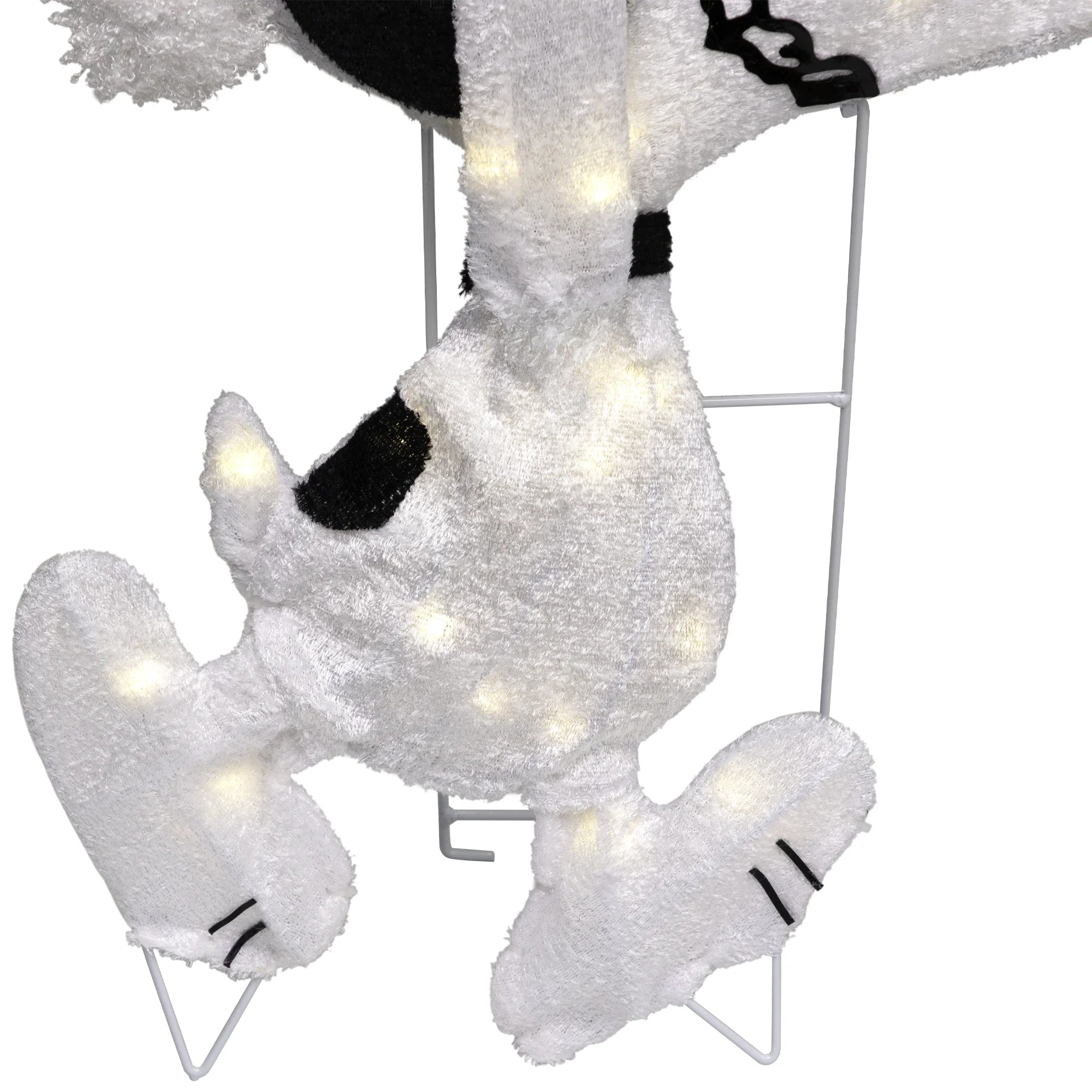 32" Prelit Snoopy Holding Present - Festive Outdoor Christmas Decoration with Clear Lights