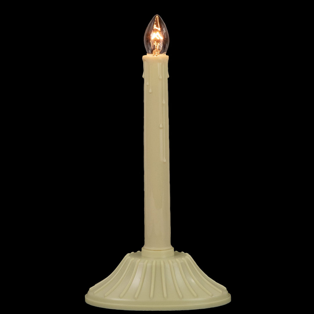 Single Light Window Candle - 9.5" - Cream