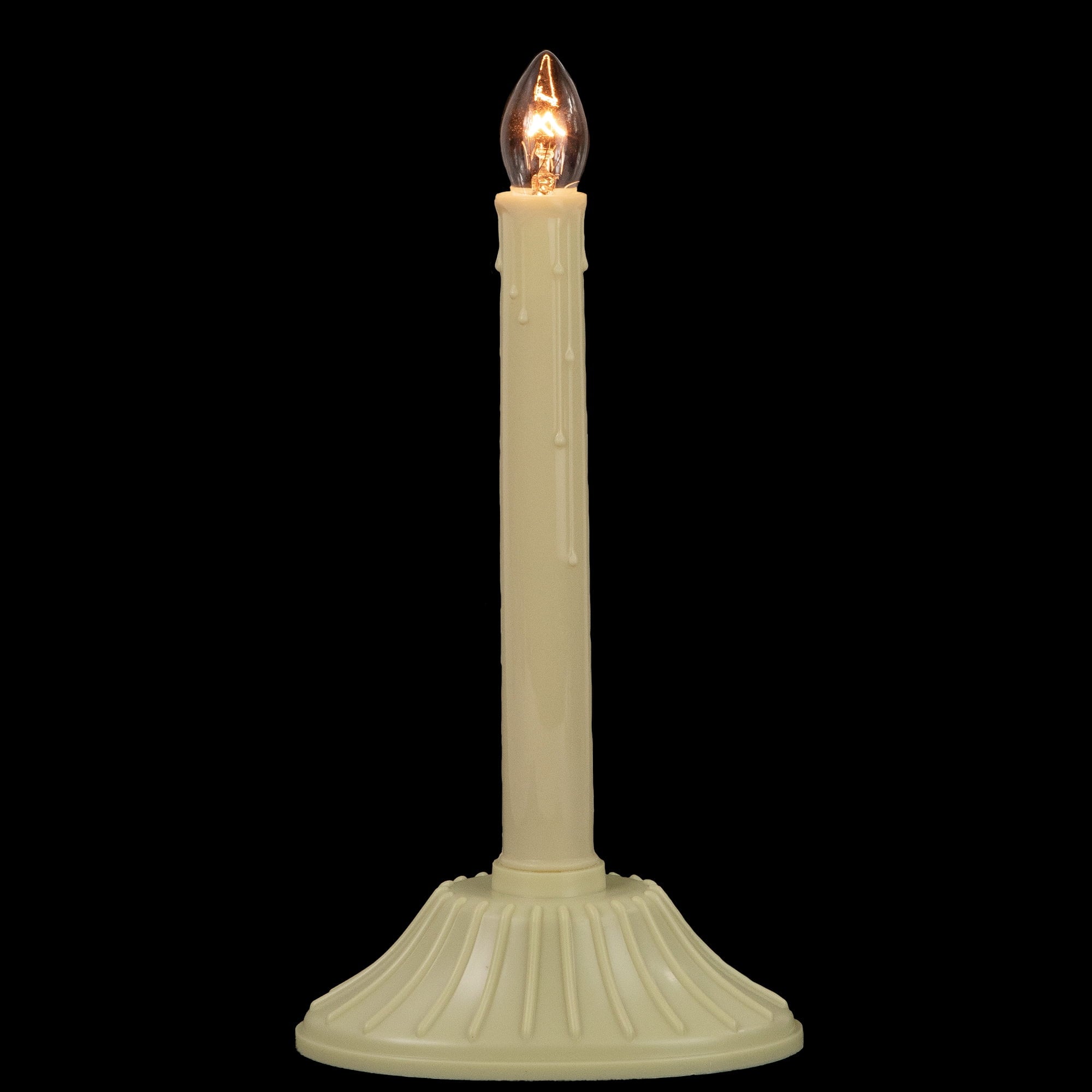 Single Light Window Candle - 9.5" - Cream