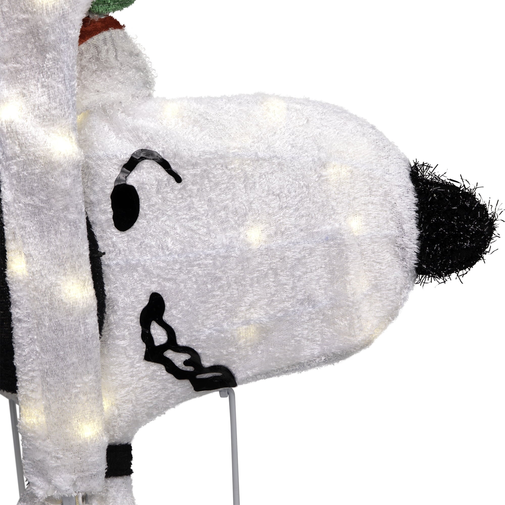 32" Prelit Snoopy Holding Present - Festive Outdoor Christmas Decoration with Clear Lights