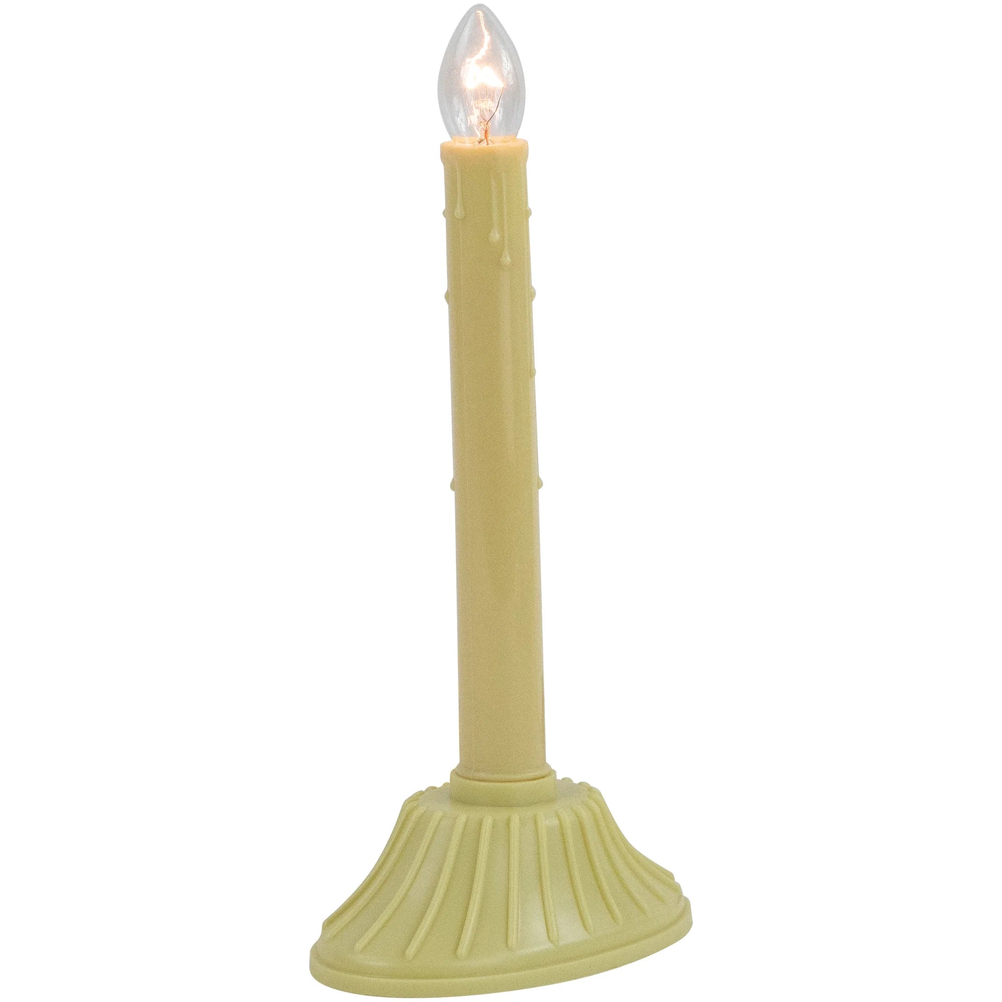 Single Light Window Candle - 9.5" - Cream