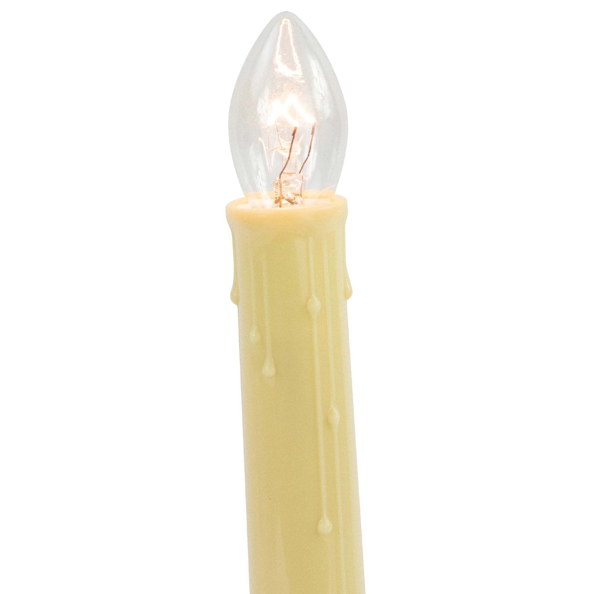 Single Light Window Candle - 9.5" - Cream