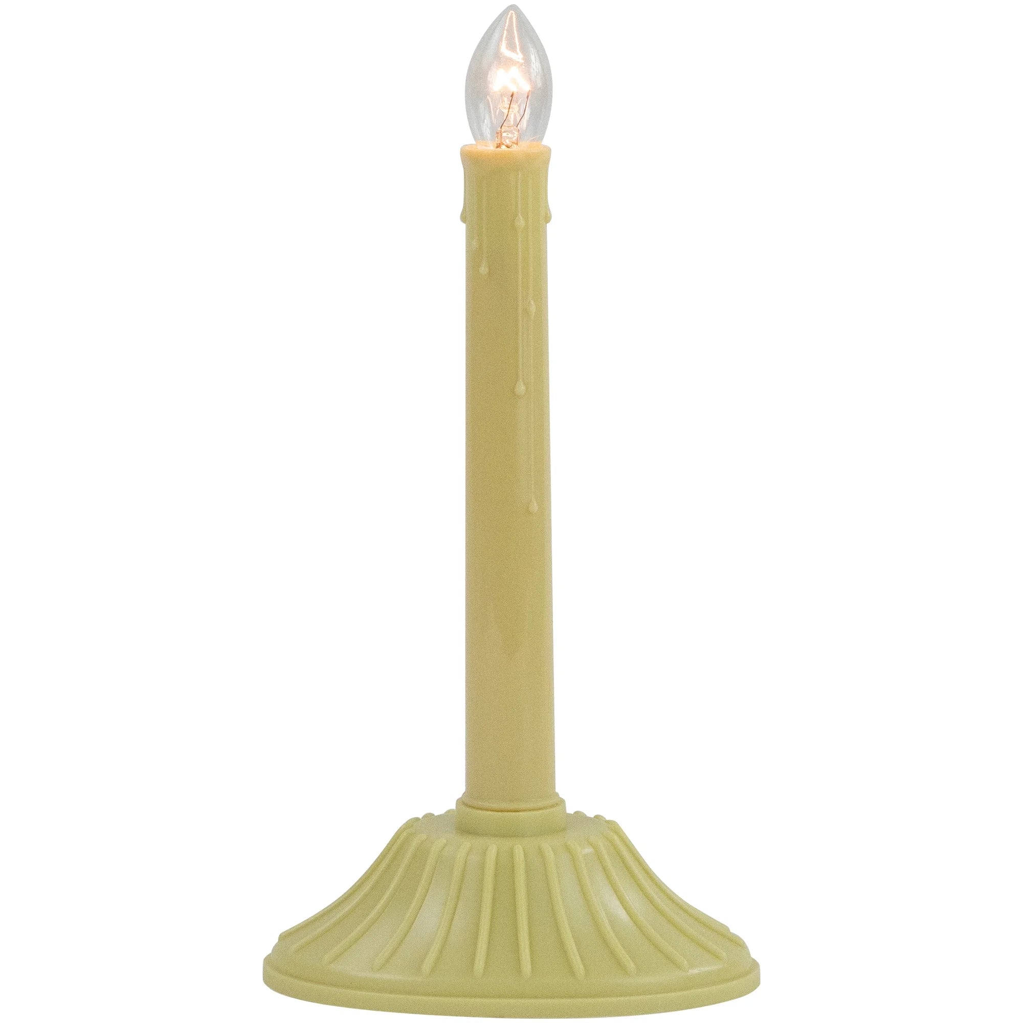 Single Light Window Candle - 9.5" - Cream