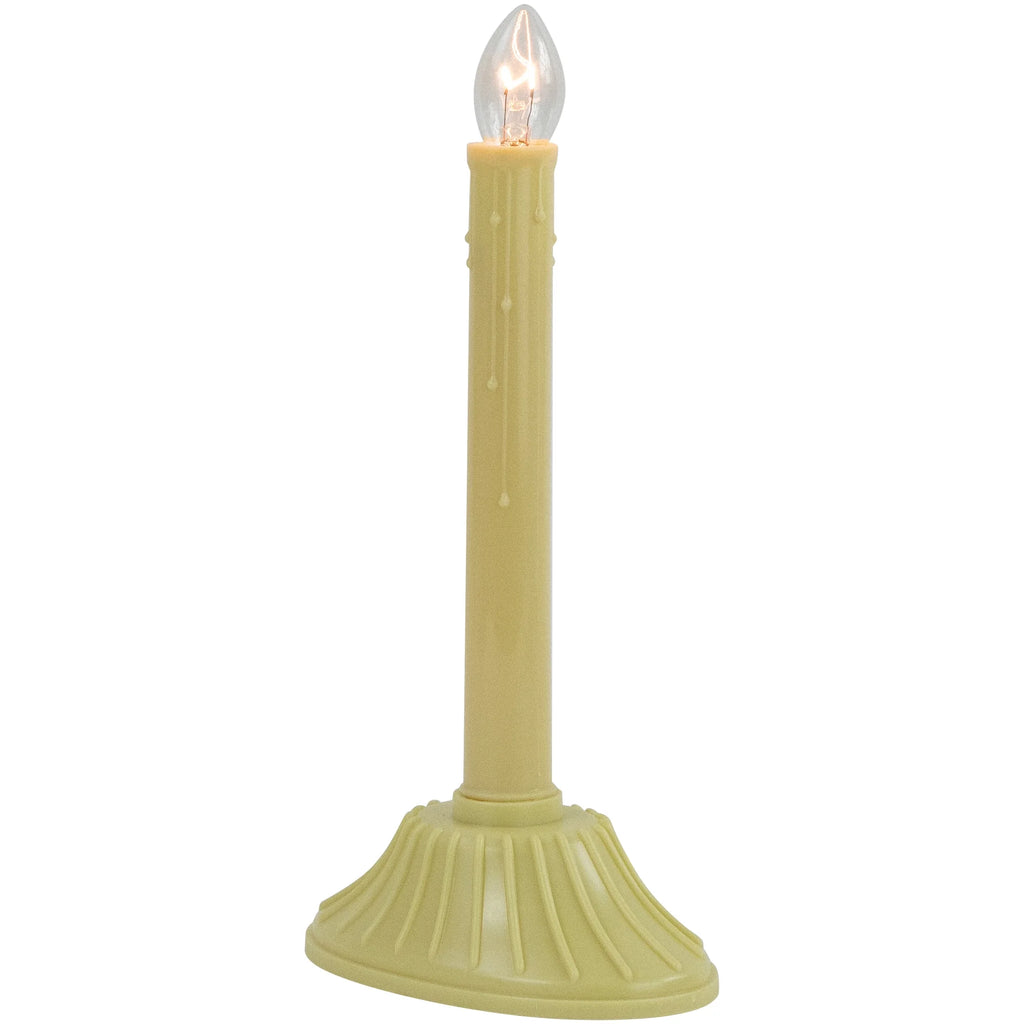 Single Light Window Candle - 9.5" - Cream